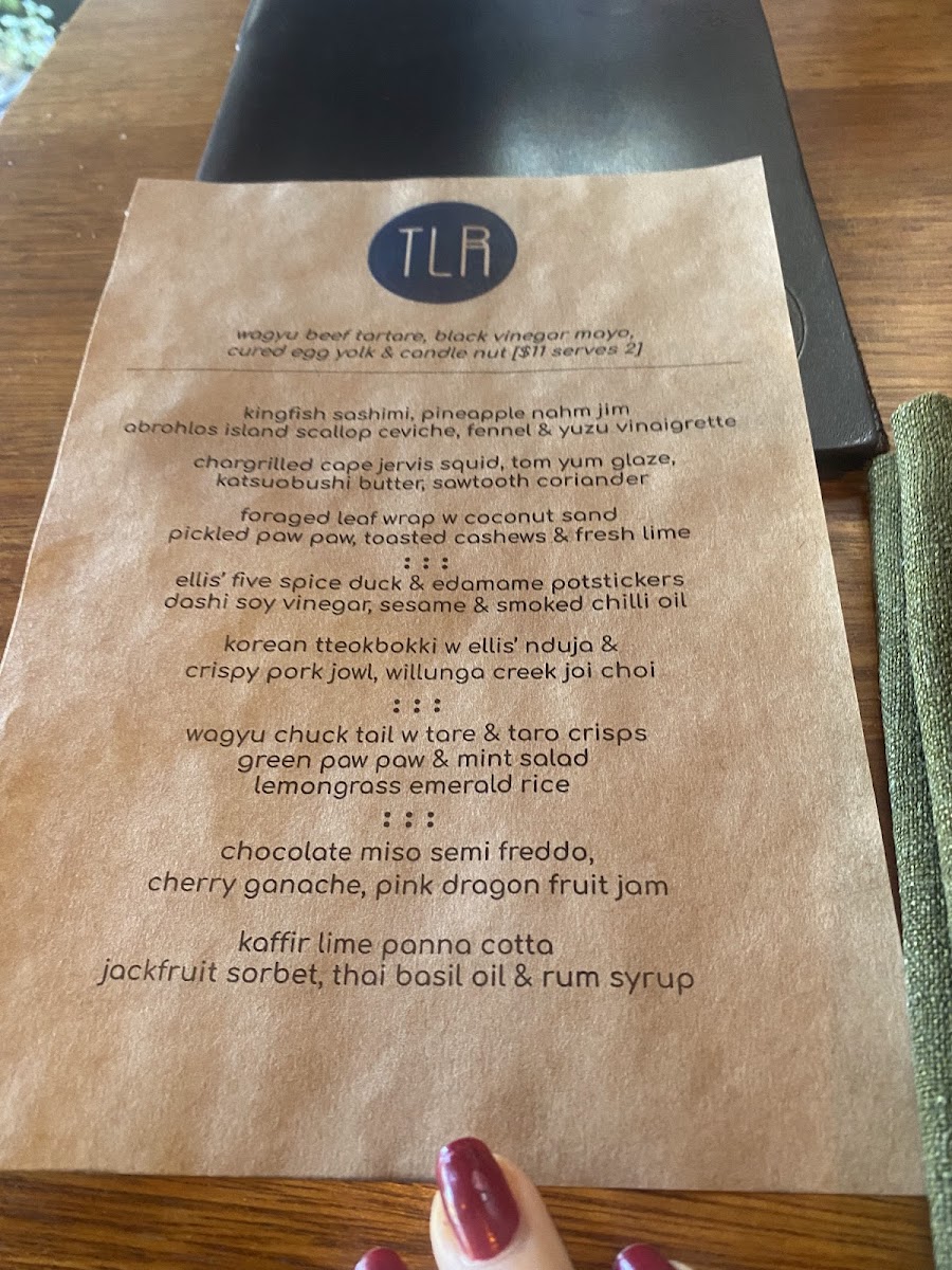 Menu The Little Rickshaw-2