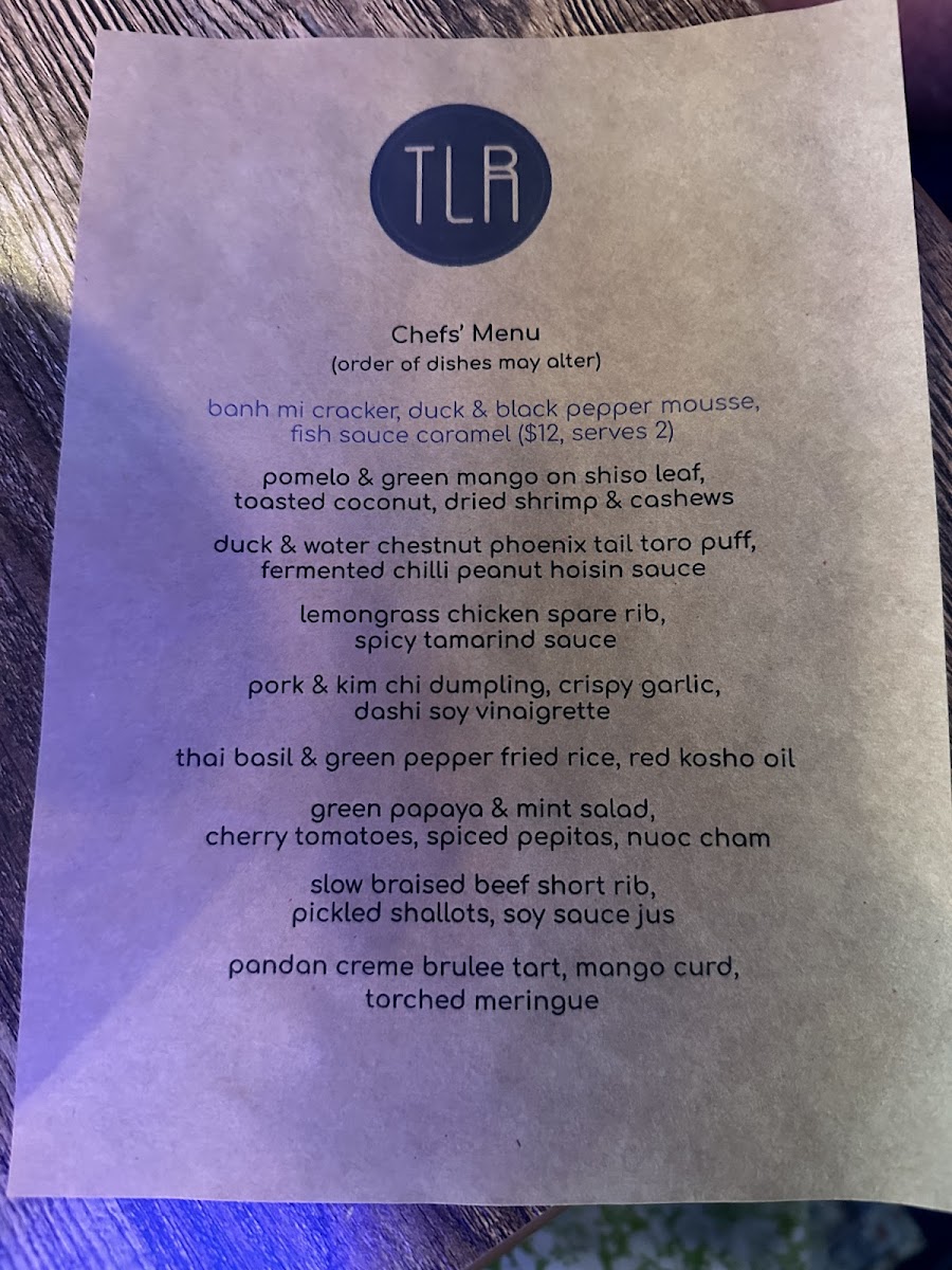 Menu The Little Rickshaw-7