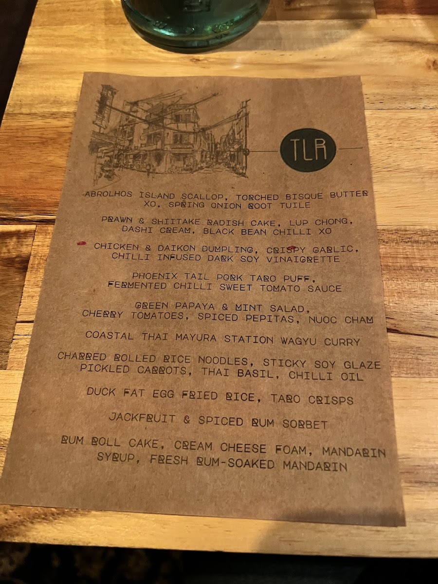 Menu The Little Rickshaw-9